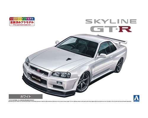 ニッサン BNR34 スカイライン GT-R V・spec Ⅱ ’00 ホワイト